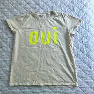 Clare V OUI tshirt